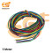 Combo of 5 Hookup single core wires 25 AWG 5 meter each (Red, Black, Yellow, Blue, Green)